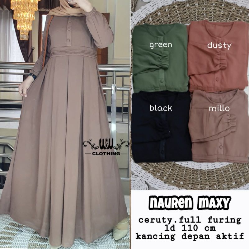 NAUREN MAXY ORI BY W&amp;W //GAMIS BUSUI //GAMIS