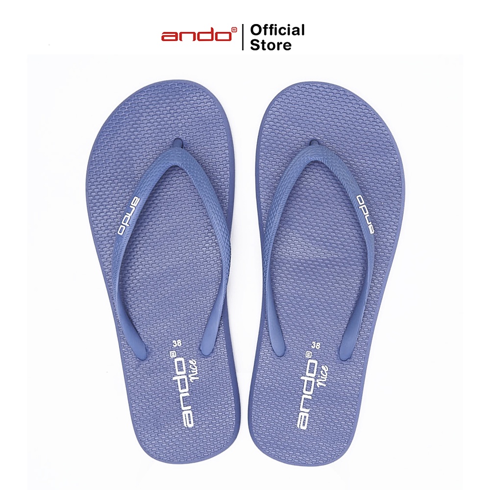 Ando Official Sandal Jepit Nice Wanita Dewasa - Denim