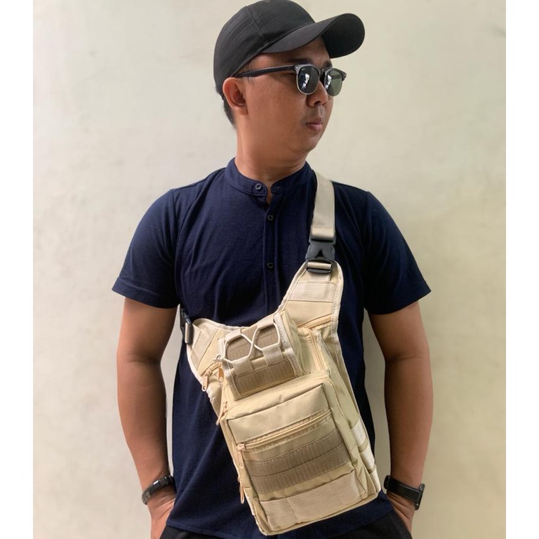 Slempang Camera Army Jumbo ( HARGA GROSIR ) Tas Pria dan Wanita Tentara Polisi Militer