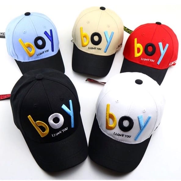 TOPI ANAK LAKI LAKI 2-7 TAHUN TOPI BORDIR BOY [GRATIS BORDIR NAMA ]