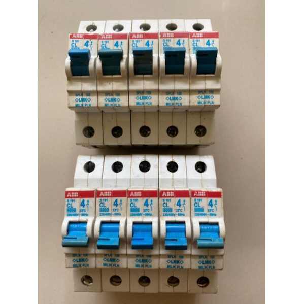 MCB PLN ABB S191 4A  1P ORIGINAL