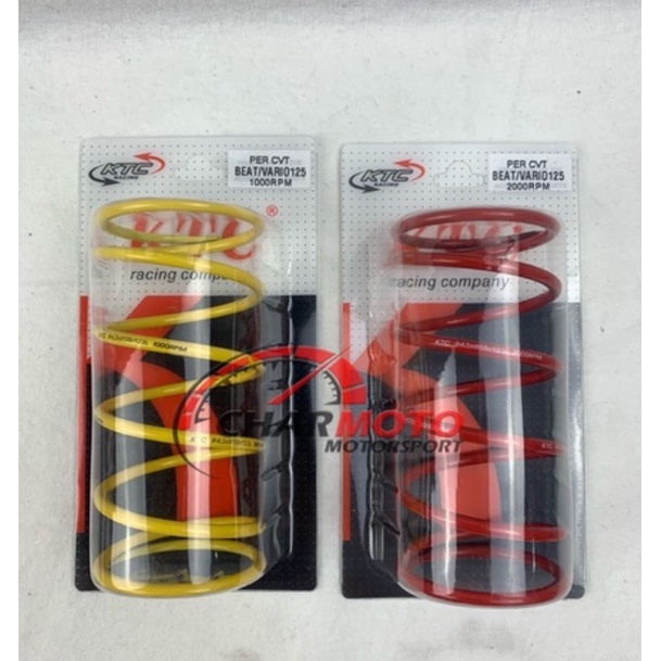 per cvt ktc racing original nmax aerox lexi vario mio scoopy genio dll 1000 1500 2000rpm - charmoto