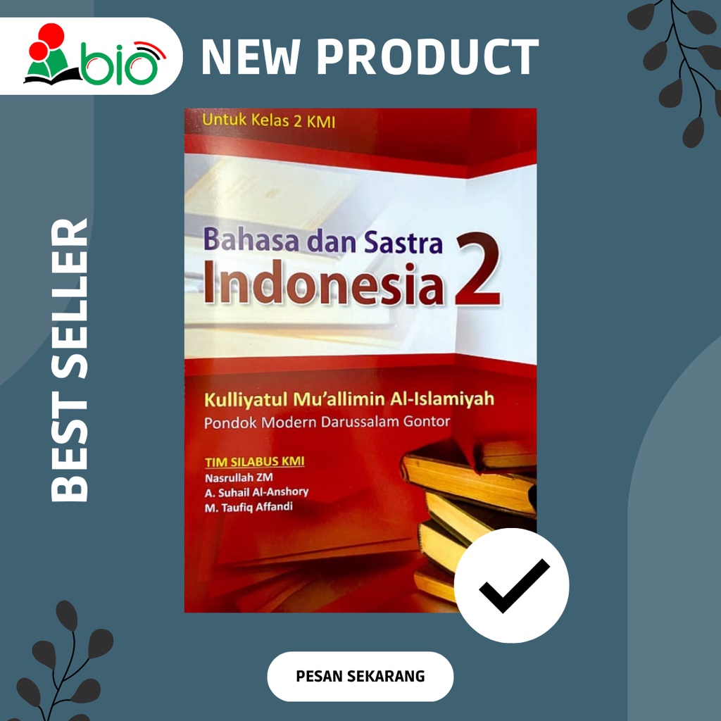 Buku Bahasa Indonesia 2 ( KMI) Gontor