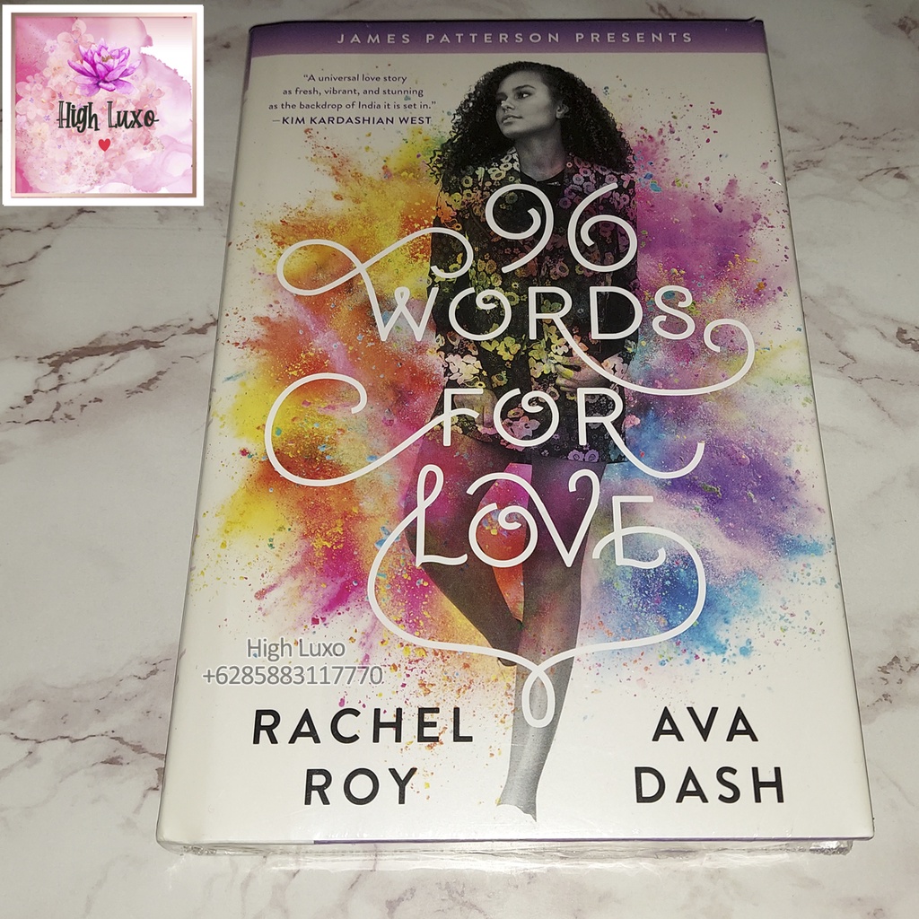 Buku Novel 96 Words For Love Hard Cover Hardcover Book Impor Import Inggris English Cerita Fiksi Sto