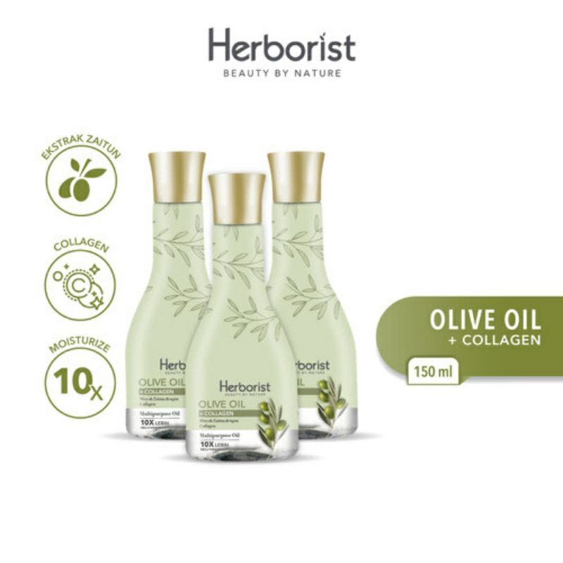 HERBORIST Olive Oil + Collagen 150ml ( Paket Bundling )