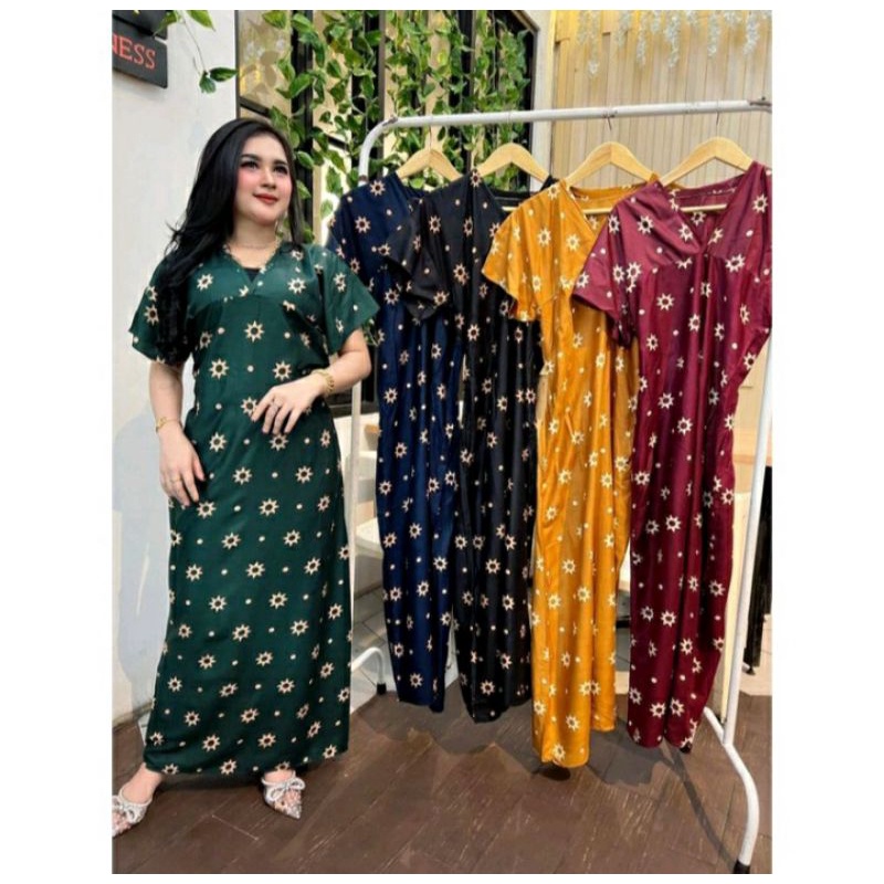 Daster Velly Daster Panjang Semata Kaki Karet Belakang