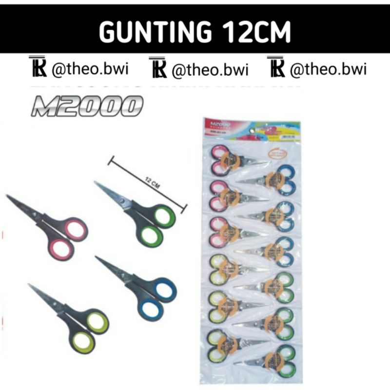 

1 psc gunting m2000 panjang 12cm stainless steel | Theo R