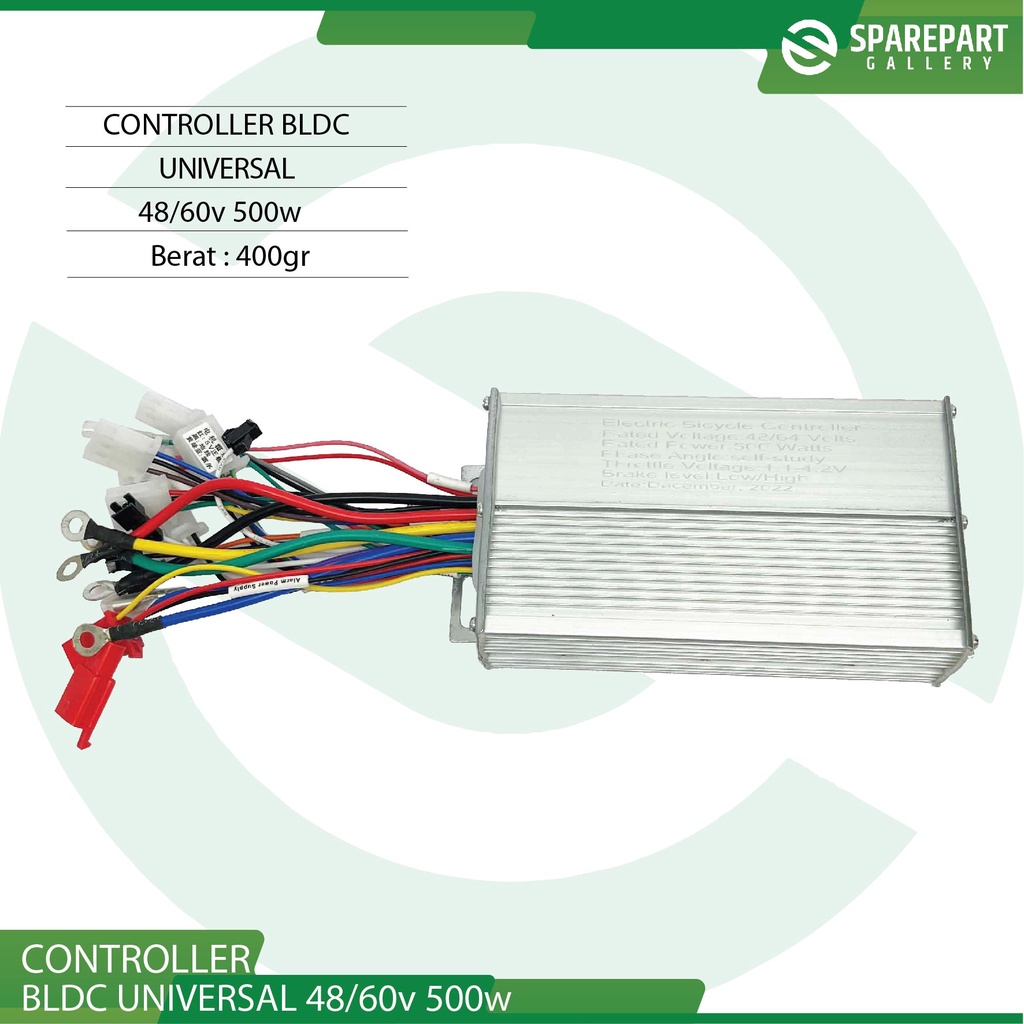 Controller universal bldc 48v/60v500w controller sepeda listrik
