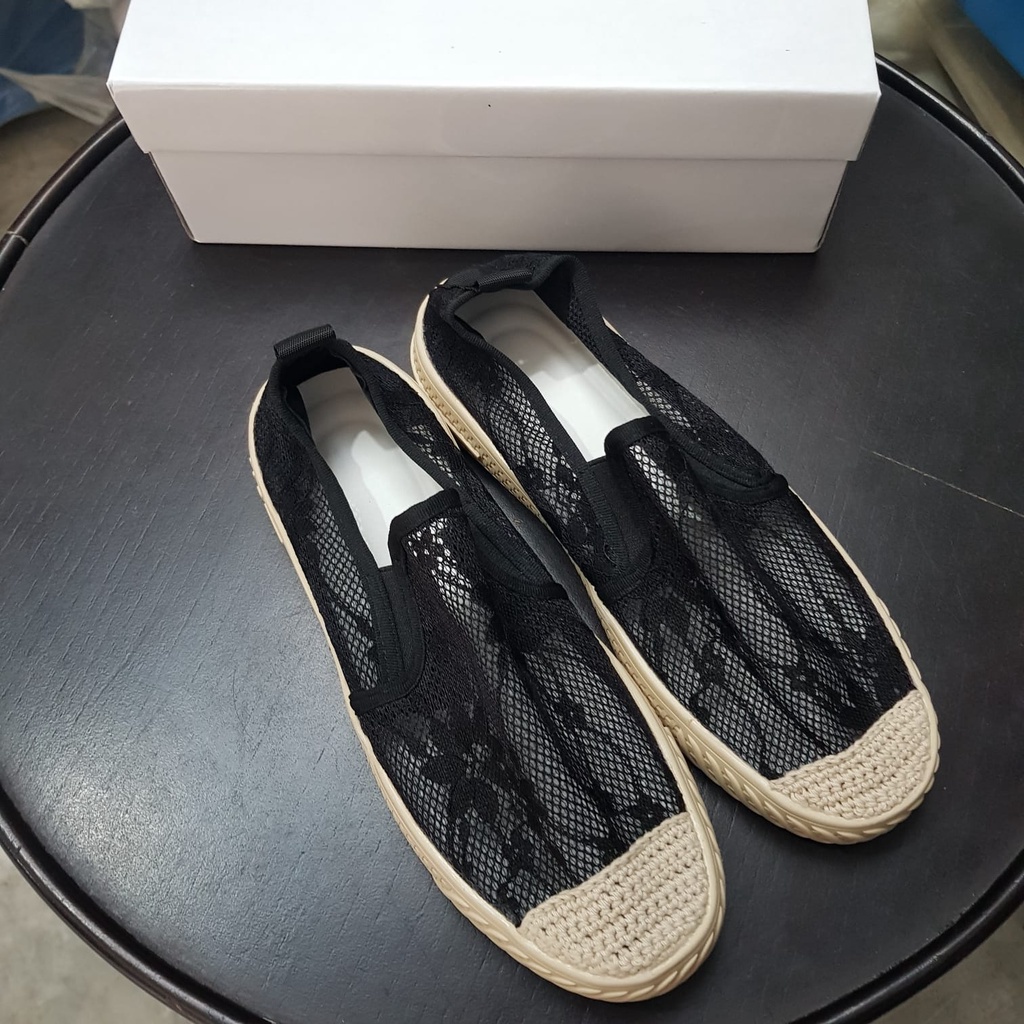 [✅BISA COD] 10110 ESPADRILLES MESH KLASIK (REAL PICTURE)