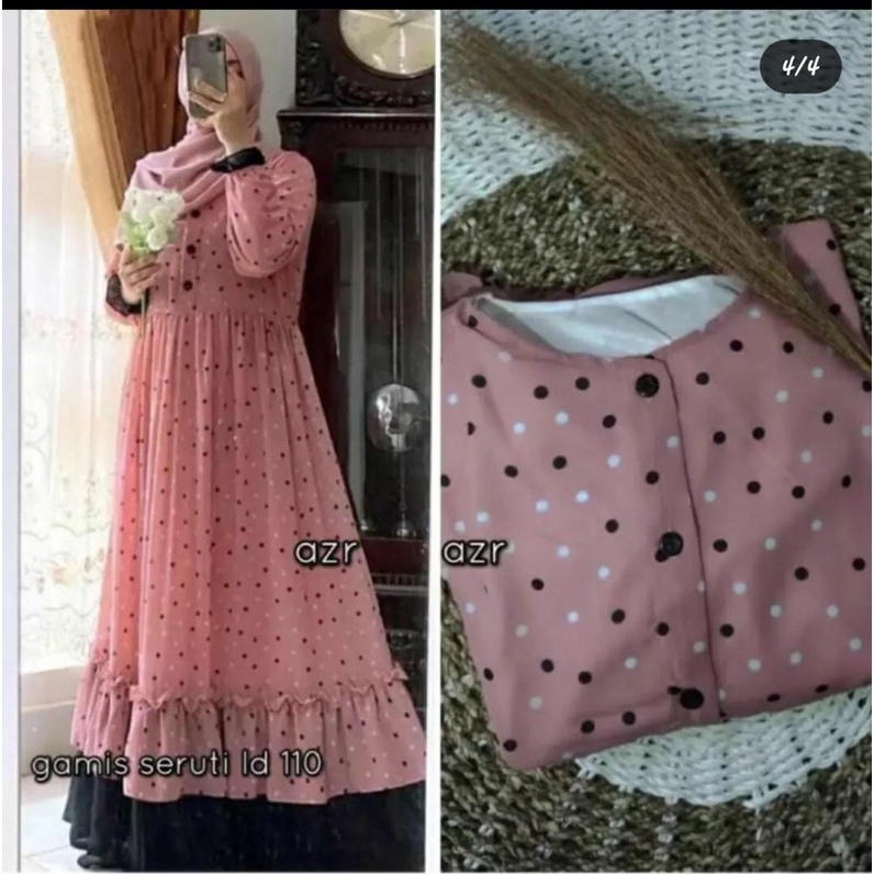 Polka dress ceruti motif