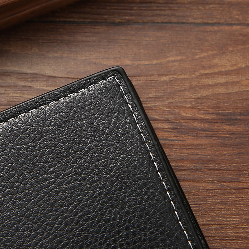 AND / COD / Dompet Lipat Pria Import Dompet Hitam Cowok Fashion Dompet Lipat Laki - Laki Pendek Murah D92