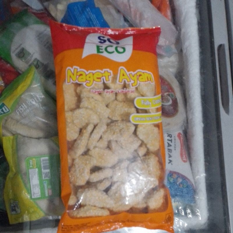 

PROMO DAN GROSIRQN Rp. 32.500/pack So Eco Nuget Ayam 1 kg