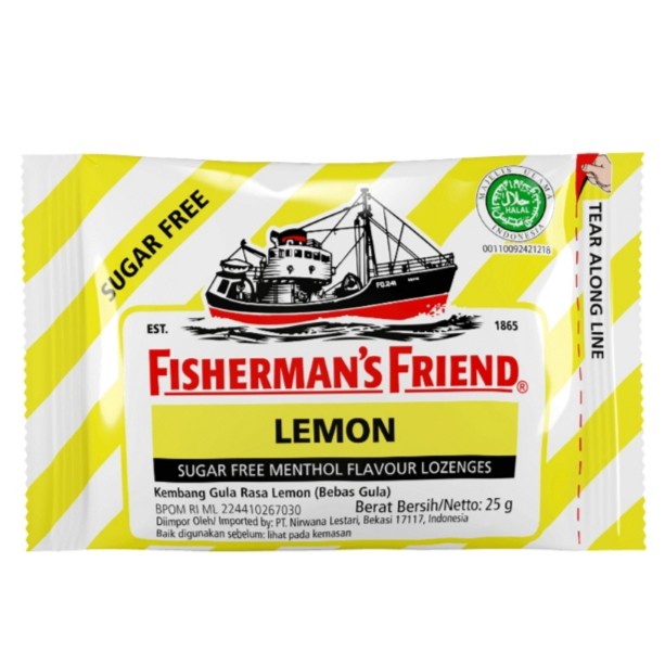 

FISHERMAN'S FRIEND Permen Sugar Free Lemon 25 gr