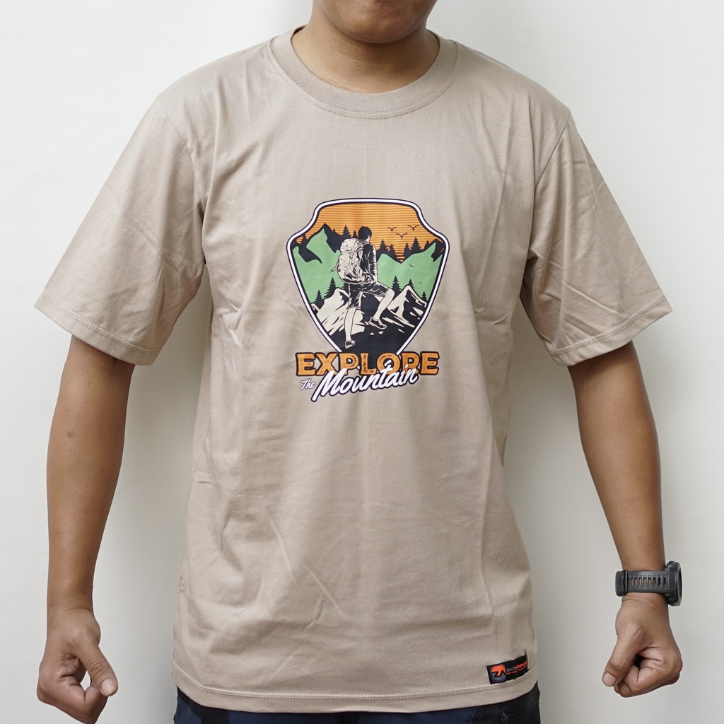 kaos tshirt tema adventure hiking zarventure 1010