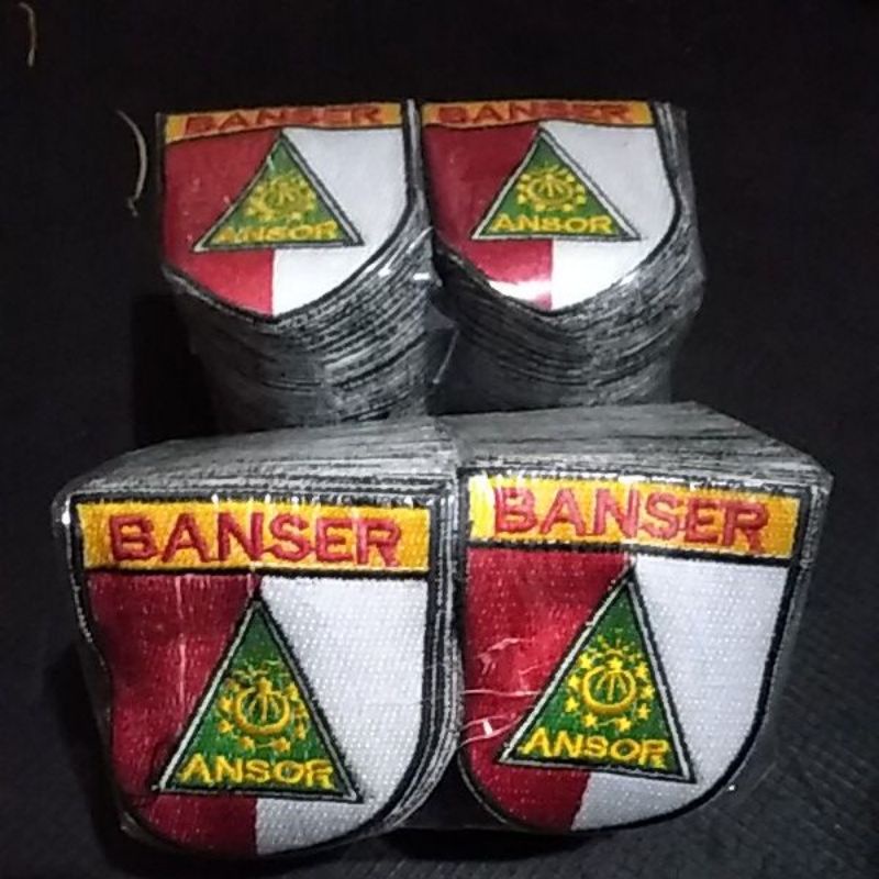 badge banser perisai bordir