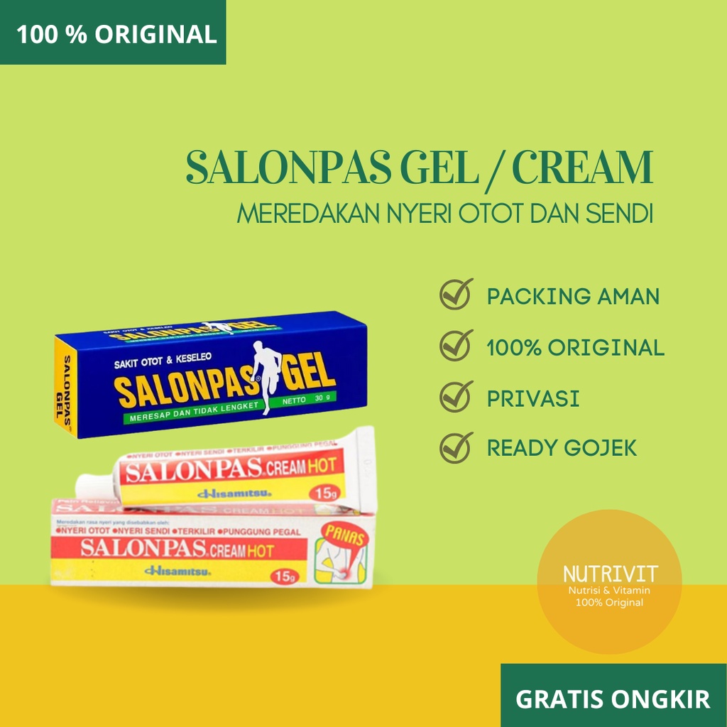 SALONPAS GEL / HOT CREAM