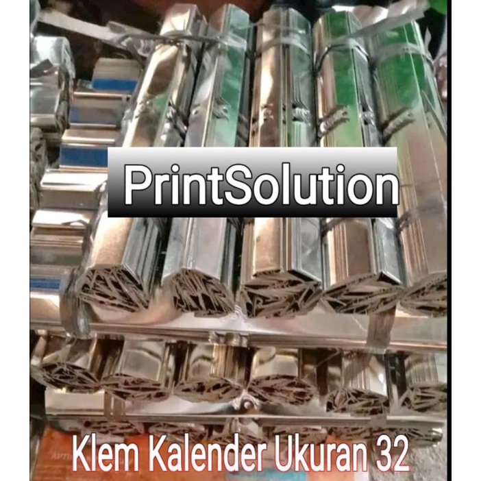 

Klem kalender / plat seng ukuran 32 cm Satuan