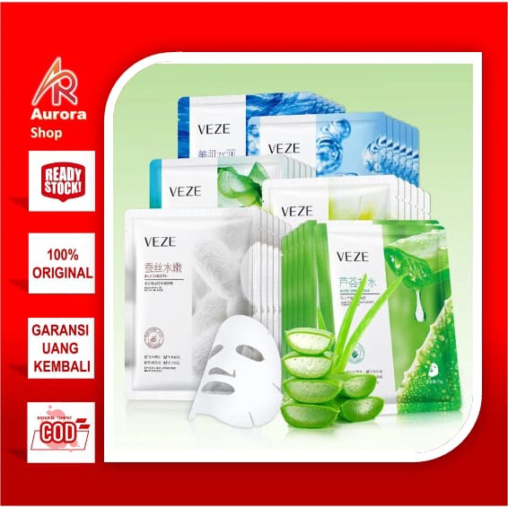 Veze Hydrating Moisturizing Mask Masker Wajah Natural