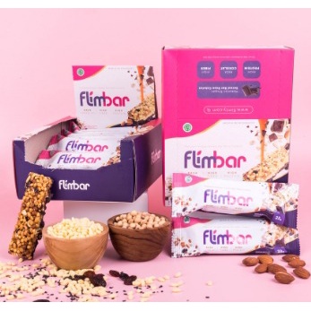 

Flimbar snack sehat rasa coklat 1Box (12 Bar) by Flimty