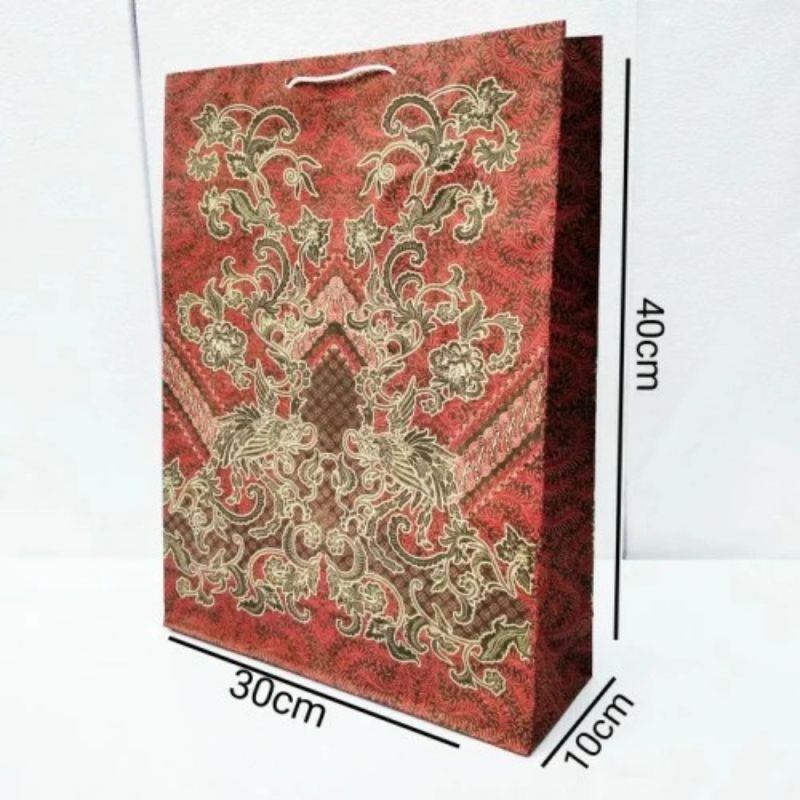 Paper bag batik ukuran JUMBO XL (40 x 30 x10 cm)