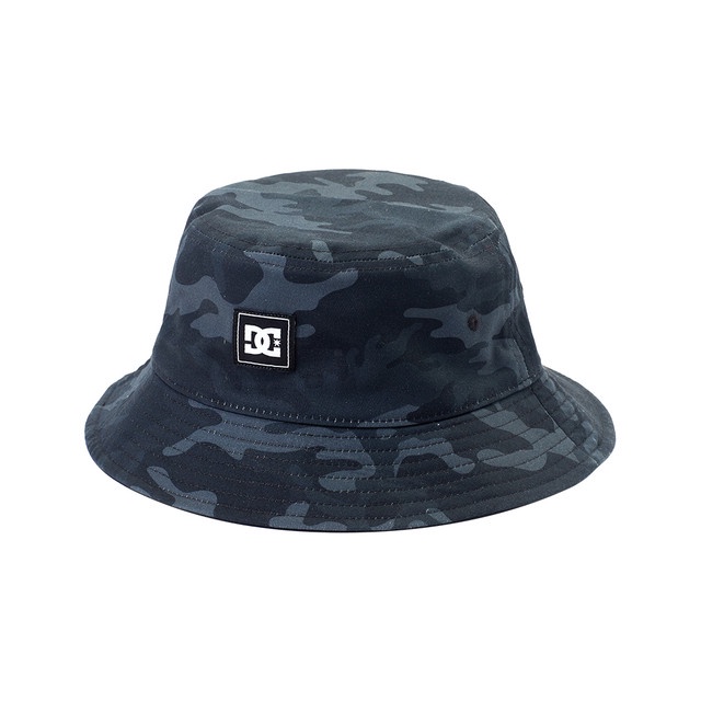 DC Shoes Men Revo Camo Bucket Hat Hat Black UDYHA03061