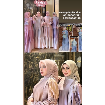 dress gradasi silk Ori Ss