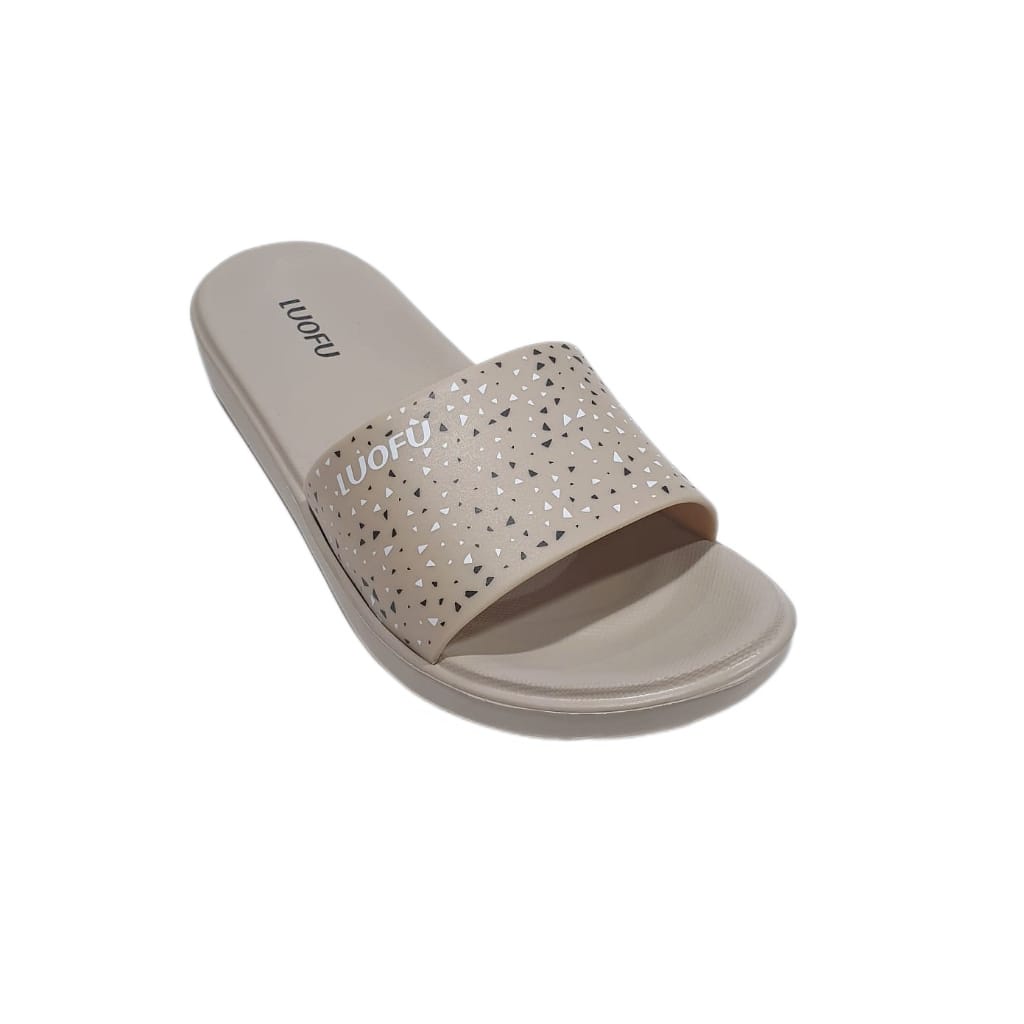 LUOFU ORIGINAL sandal karet empuk murah wanita selop sendal cewek import E7172SM-E140