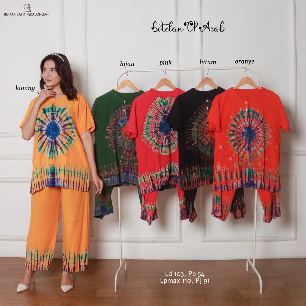 Setelan Kulot Baby Doll Batik Pekalongan CP Arab