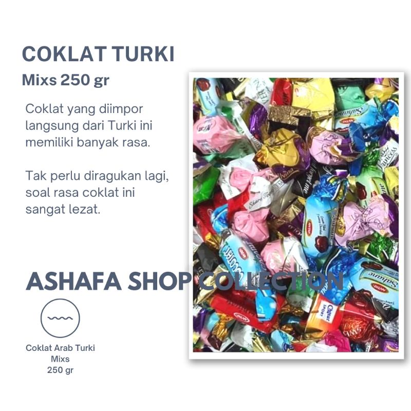 

OLEH-OLEH UMROH DAN HAJI COKLAT TURKI 250gr