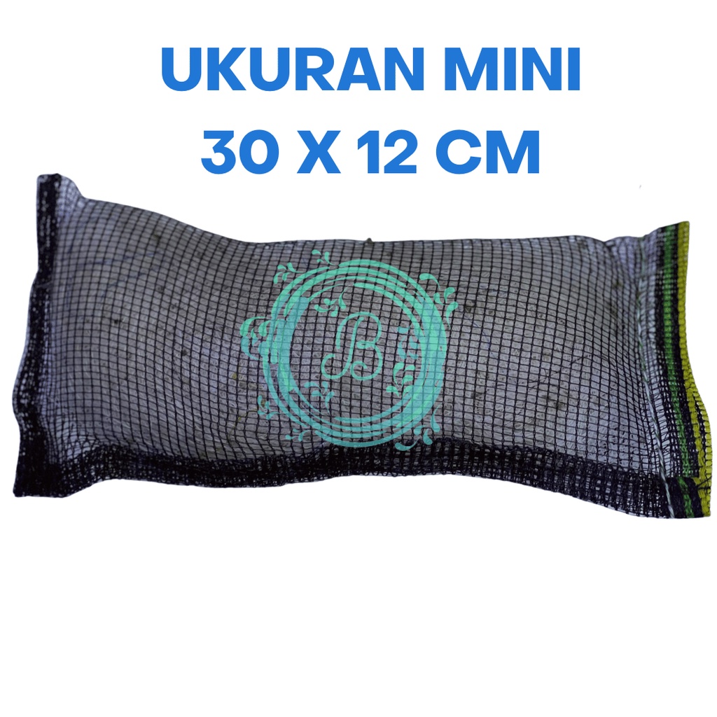 Jaring Nelayan Mini 30 x 12 cm Pengganti Japmat Media Filter Aquarium Kolam Ikan Koi