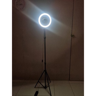 Tripod Ringlight 26 CM/ Tripod Ring Light/ Tripod 2,1 meter DAN Ringlight 26 cm/ Tripod Tiktok/ Trip