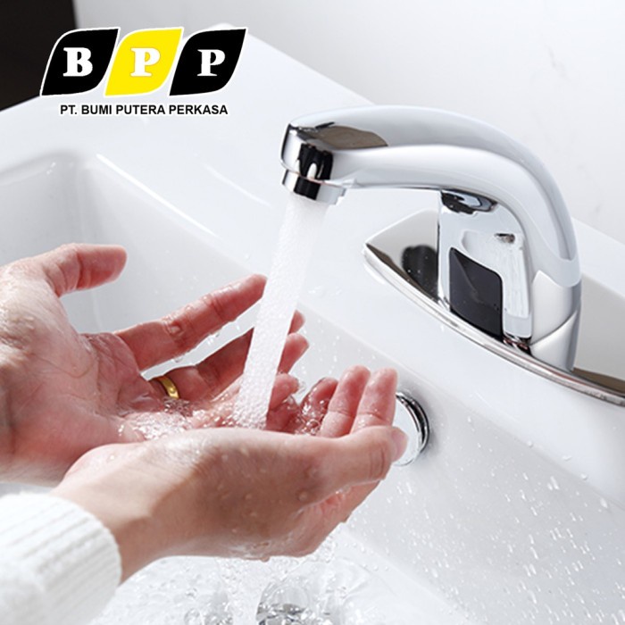 Saringan Unik Kran Air Wastafel Sensor Otomatis Keran Sink Flusso Kwt Diskon