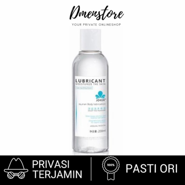 (TERLARIS) Pelumas Pria Wanita Lubricant Gel 200ML JOKER