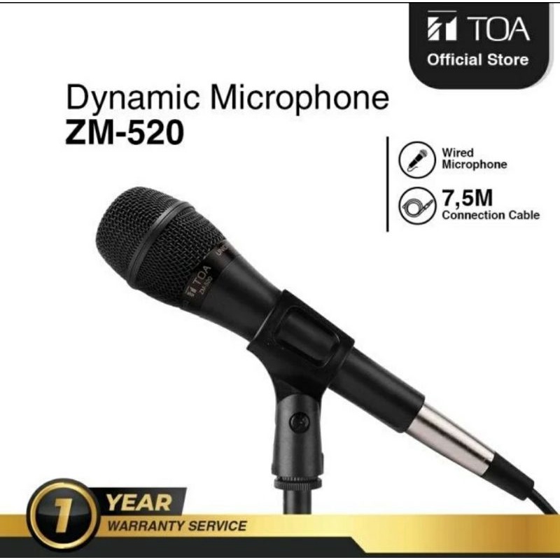 ZM 520 Microphone TOA / MIC TOA /MIC HALO TOA ZM 520