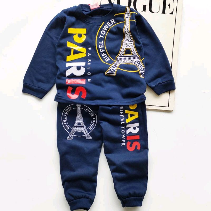 PIYAMA ANAK COWOK CEWEK BAJU TIDUR LENGAN PANJANG ANAK  UNTUK UMUR 1-10TAHUN