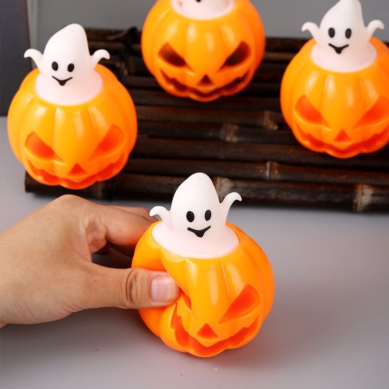 Mainan Squishy Labu Halloween Pop it Lucu