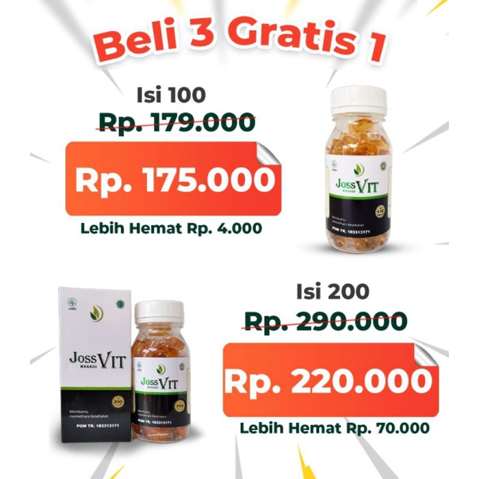 Josvit herbal / JOSS VIT Habbatusauda Premium Original