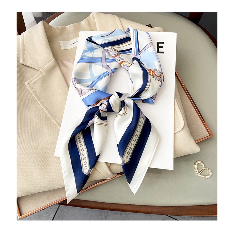 Darcie Scarf Leher Scarf Tas Import Silk High Quality Halus