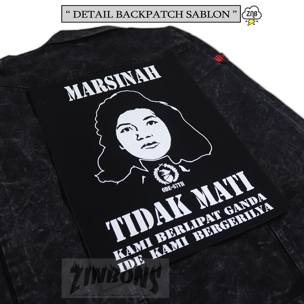 PATCH SBLON MARSINAH BACKPATCH SABLON KARAKTER BIG SIZE PREMIUM