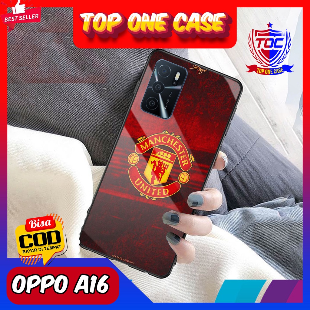Case OPPO A16 - Casing OPPO A16 Terbaru Top One Case [ MOTIF FOOTBALL ] Casing Hp OPPO A16 - Silikon