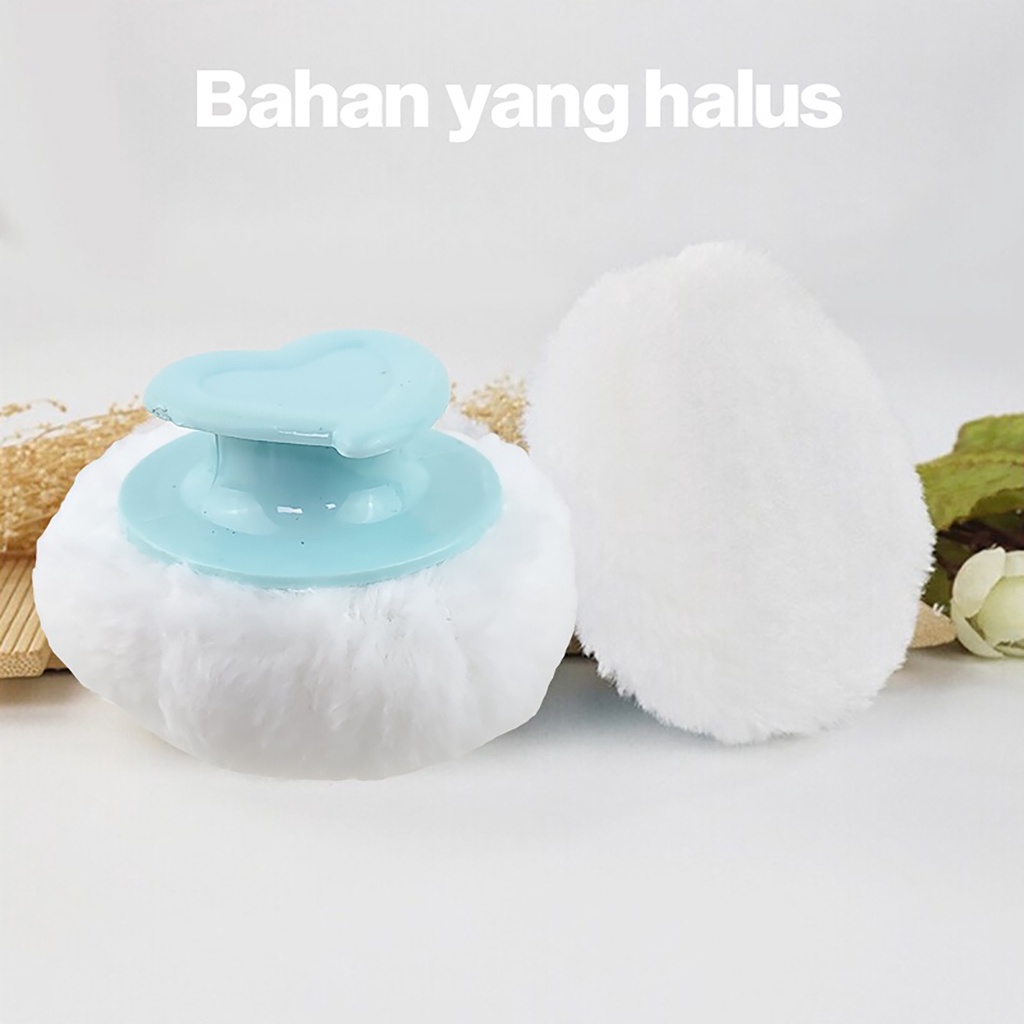 Puff Bedak Bayi Zippy Spon Halus Baby Powder Puff Aman Untuk Kulit Bayi