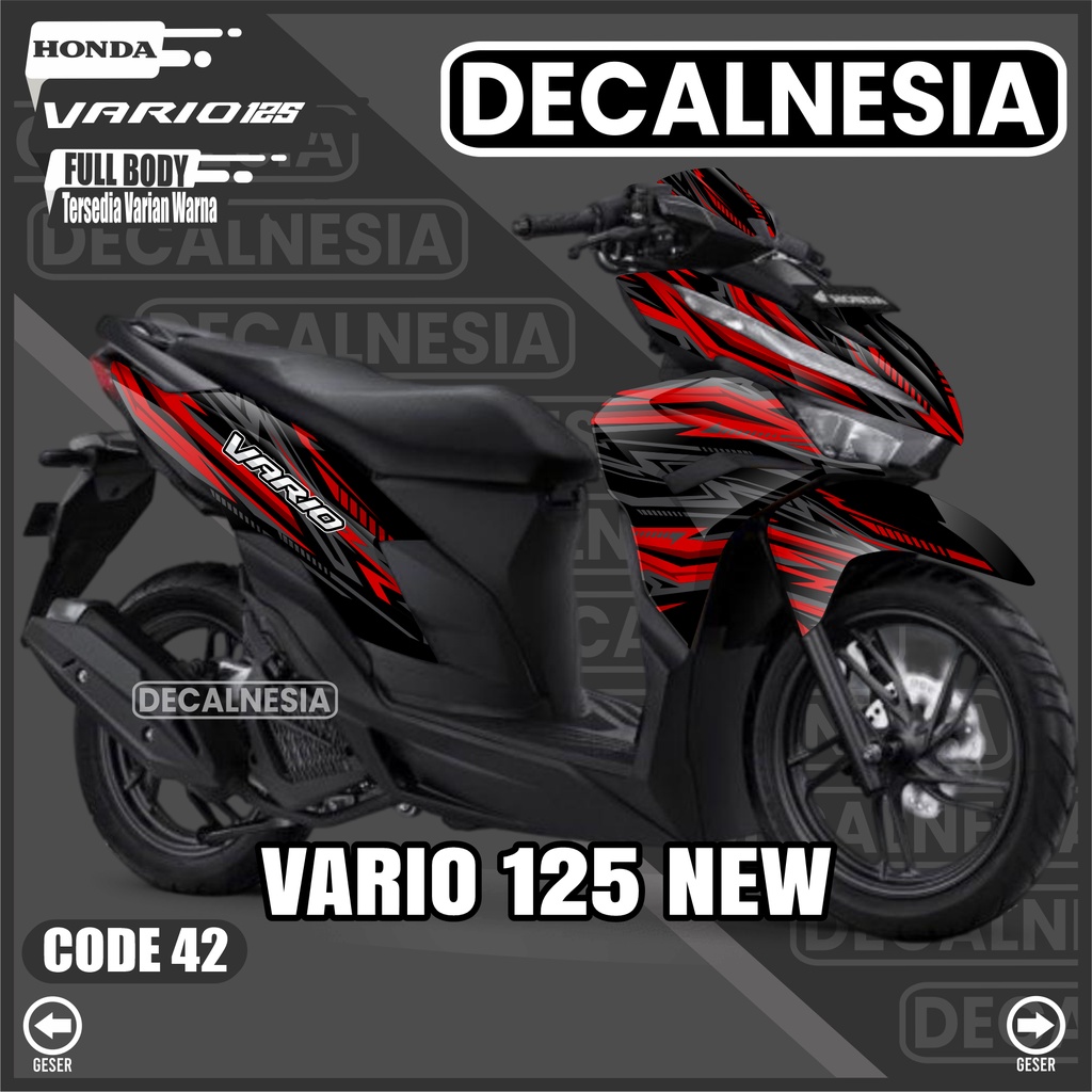 Decalnesia Stiker Decal Vario 125 New 2023 Full Body Sticker 2022 CBS ISS SP Motor Honda Variasi Mod