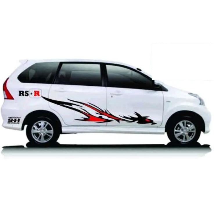 iko stiker Stiker mobil avanza tribal promo stiker cutting tribal avanza terbaru stiker variasi bodi