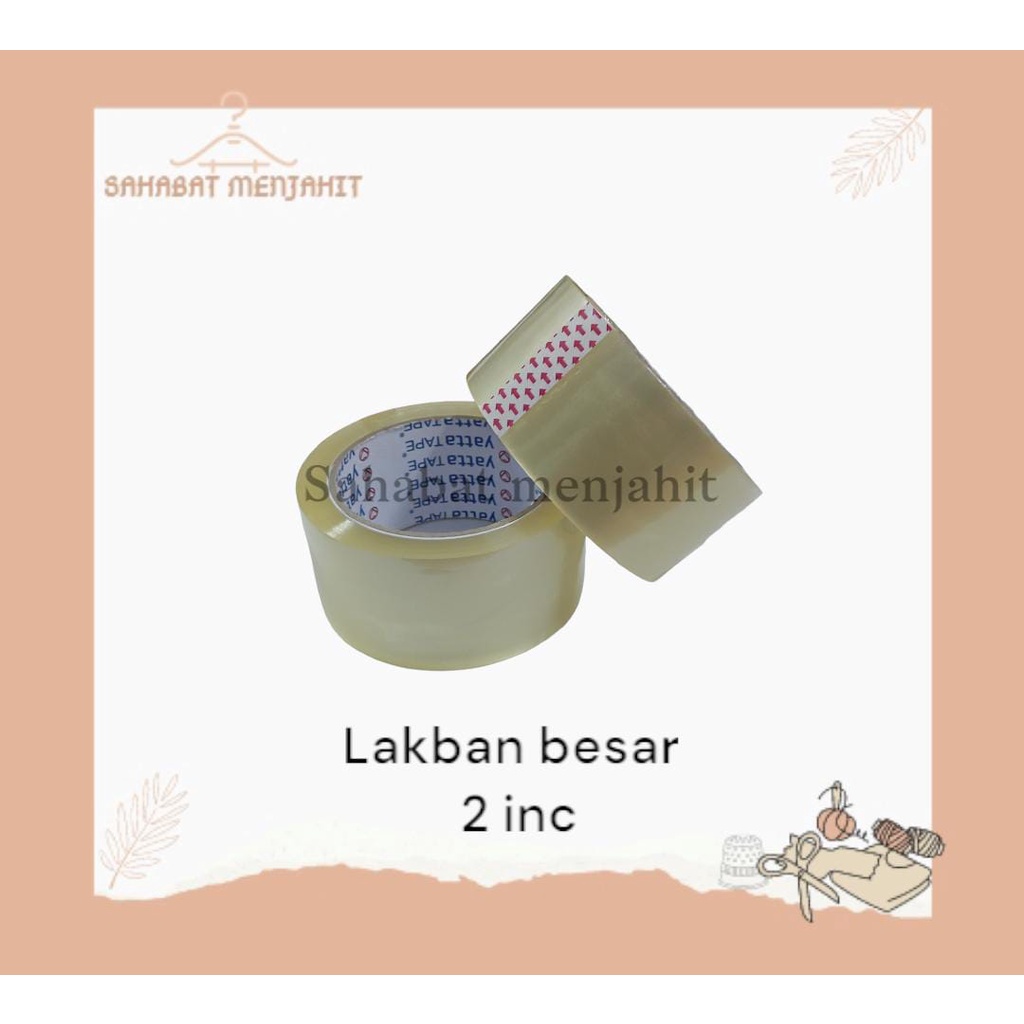 

Lakban Bening / Lakban Transparan / Lakban YATTA 48mm (2inch) 100 Yard