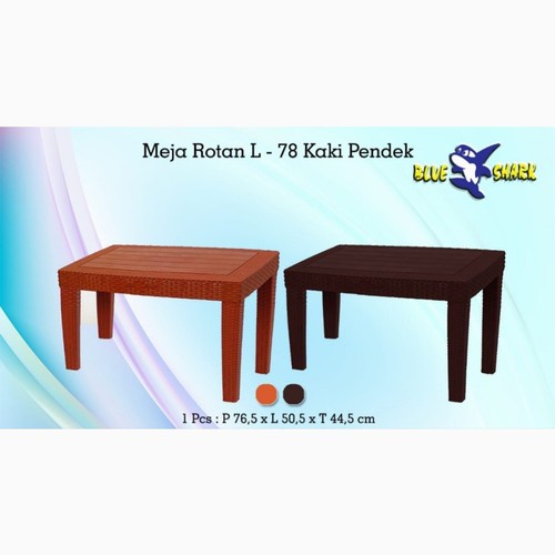 yang dicari] Meja Rotan Panjang / Meja Teras/ Meja Tamu/ Meja Plastik (Kaki Pendek)