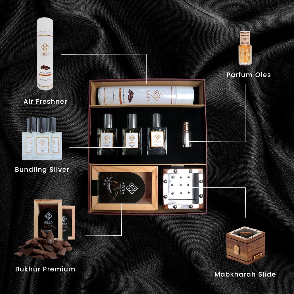 ABBA Hampers Eksklusif | Hampers Parfum Arab | Hampers Premium | Hampers Lebaran Idul Fitri