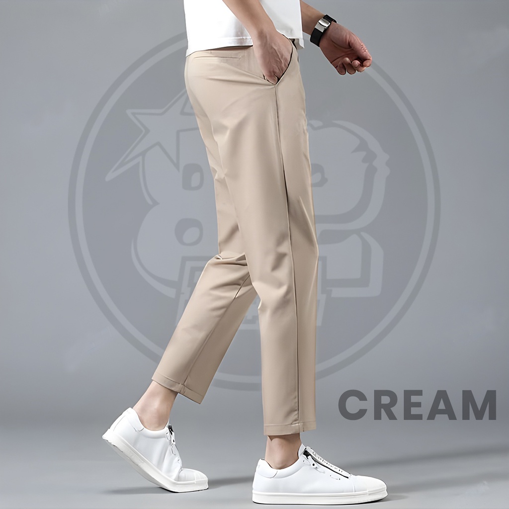 ANKLE PANTS CELANA ANKLE PANTS PANJANG PRIA CELANA ANKLE PANTS SLIM FIT CELANA SIRWAL