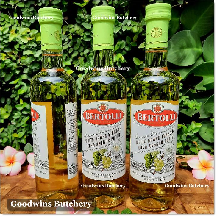 

Bertolli WHITE GRAPE VINEGAR cuka anggur putih Italy 500ml