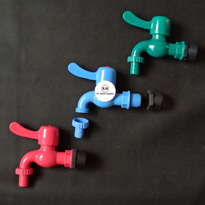 KERAN KRAN AIR TAMAN PVC / KRAN PLASTIK PVC /KRAN PLASTIK MURAH