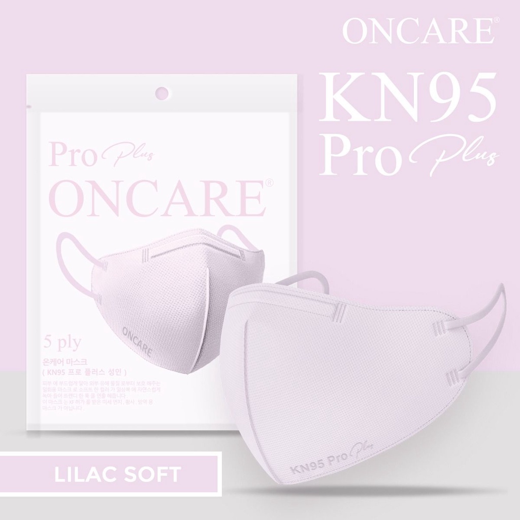 Masker KN95 Warna Warni Pro Plus OnCare 5 ply isi 10 pcs